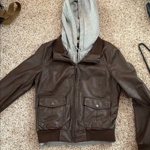 Obey leather jacket!